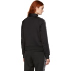 T by Alexander Wang Black Shrunken Zip-Up Track Jacket