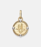 FoundRae Infinite Gratitude 18kt gold pendant necklace with diamonds