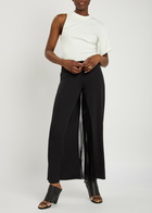 Courrèges Infinity Panelled Jersey Trousers Black