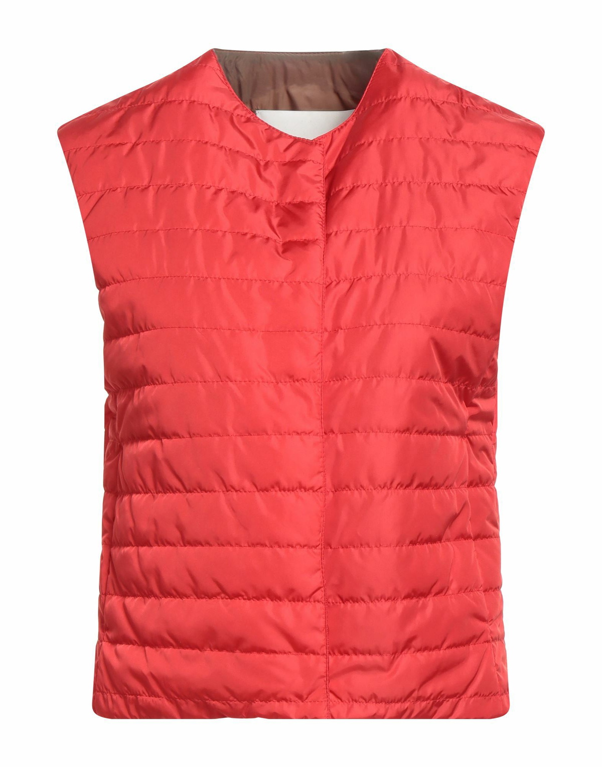 Mackintosh Womens Vest in Tomato red