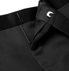 TOM FORD - Shelton Satin-Trimmed Wool, Mohair and Silk-Blend Tuxedo Trousers - Men - Black