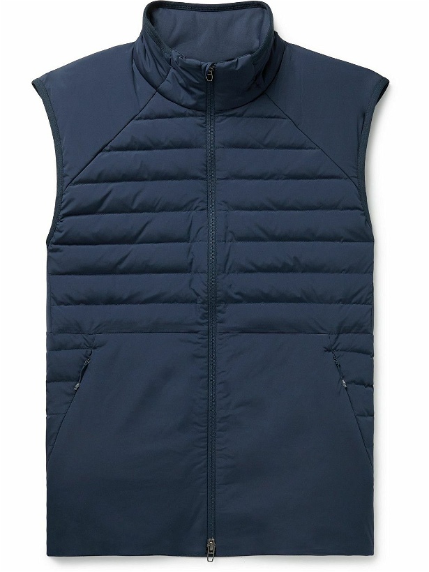 Photo: Lululemon - Down For It All Slim-Fit Quilted PrimaLoft Glyde Down Gilet - Blue