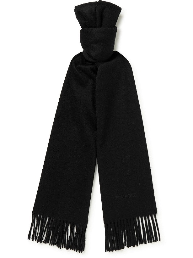 Photo: TOM FORD - Fringed Cashmere Scarf
