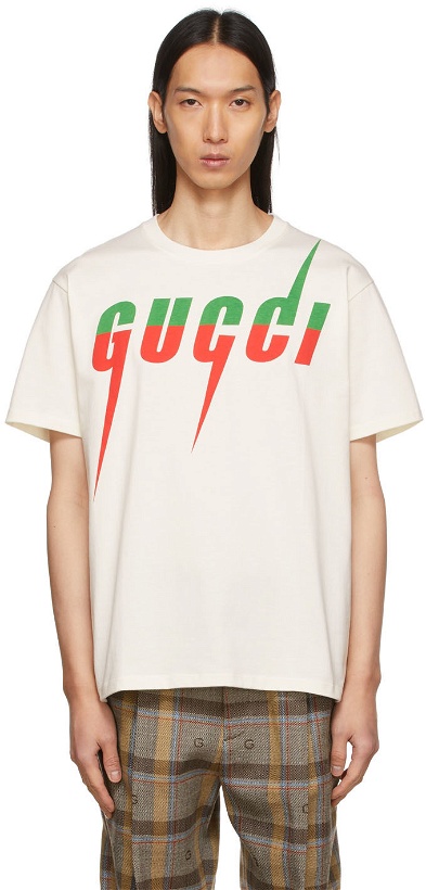 Photo: Gucci Off-White Blade Print T-Shirt