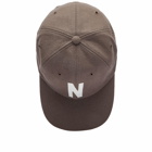 Norse Projects Men's Wool Sports Cap in Taupe