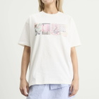 Damson Madder Women's Slow Life Crossword Graphic T-Shirt in Off White