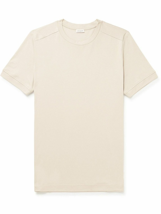 Photo: Zimmerli - Cotton-Jersey T-Shirt - Neutrals