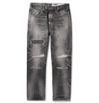 Neighborhood - Claw Mod Savage Slim-Fit Distressed Embroidered Denim Jeans - Black