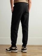 Carhartt WIP - American Script Tapered Cotton-Blend Jersey Sweatpants - Black