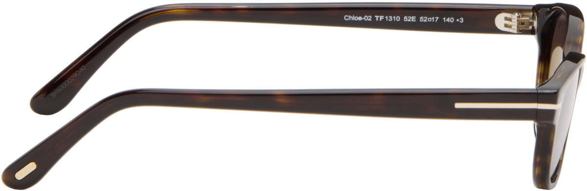 TOM FORD Brown Chloe Sunglasses