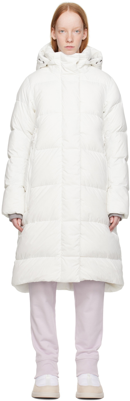 Canada goose white hot sale horse parka