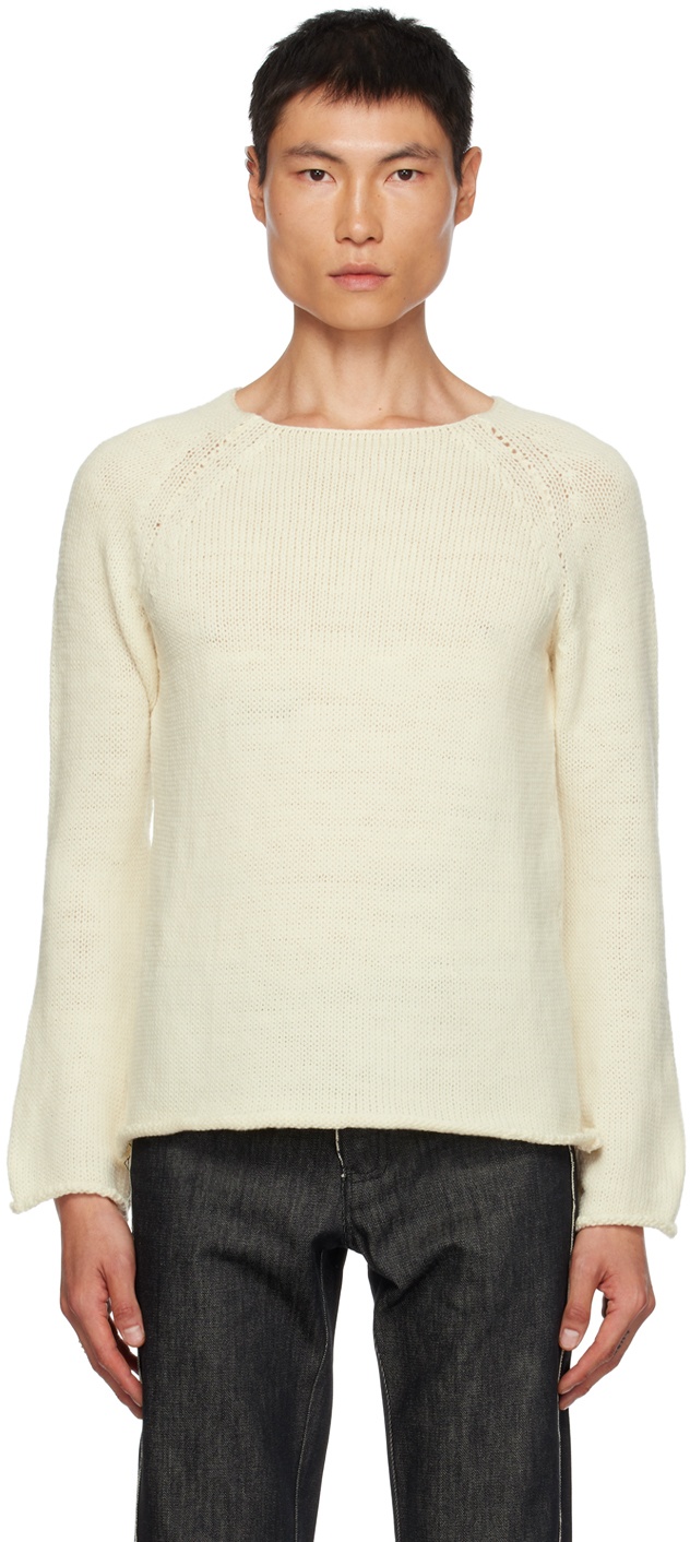 Photo: Gabriela Coll Garments Off-White No.246 Sweater