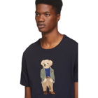 Ralph Lauren Purple Label Navy Polo Bear T-Shirt