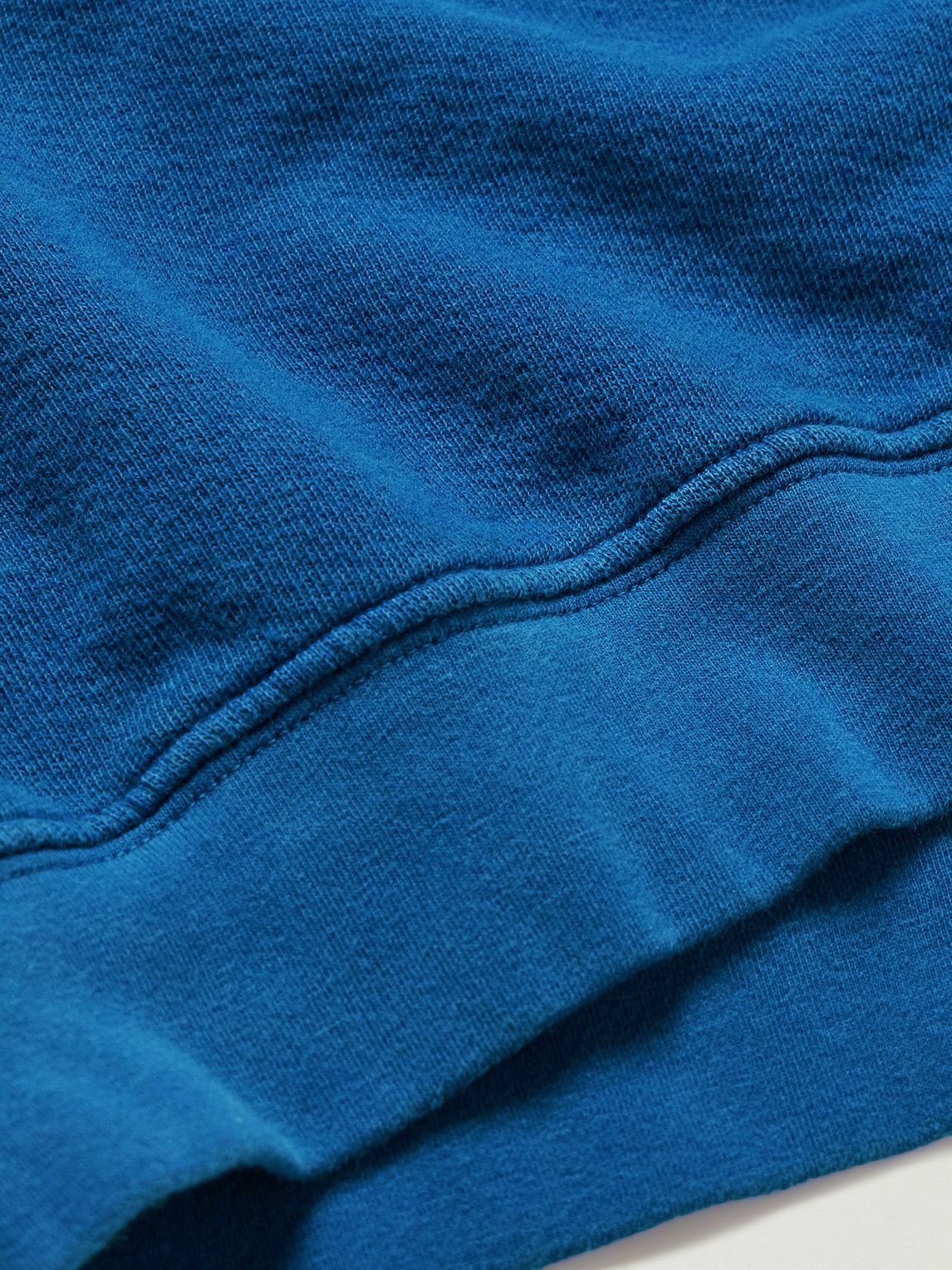 Les Tien - Garment-Dyed Cotton-Jersey Sweatshirt - Blue Les Tien