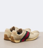 Gucci Gucci Tempo suede-trimmed sneakers