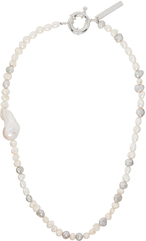 Photo: Pearl Octopuss.y White Clouds Pearl Necklace