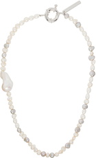 Pearl Octopuss.y White Clouds Pearl Necklace