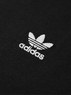 adidas Originals - Adicolor Essentials Logo-Embroidered Cotton-Jersey T-Shirt - Black