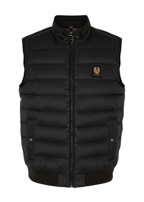 Photo: Belstaff Circuit Quilted Shell Gilet Black