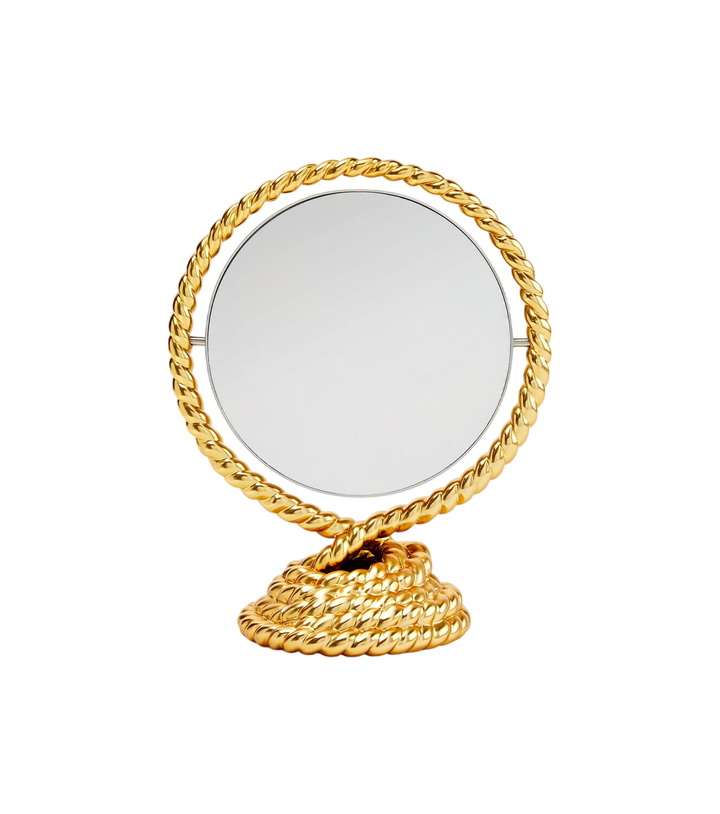 Photo: L'Objet x Jessica McCormack stainless steel vanity mirror