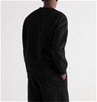 Ninety Percent - Loopback Organic Cotton-Jersey Sweatshirt - Black