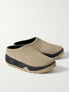 Nike - ACG Rufus Leather-Trimmed Suede Slip-On Sneakers - Neutrals