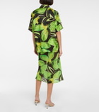 Louisa Ballou - Weekend printed silk shirt