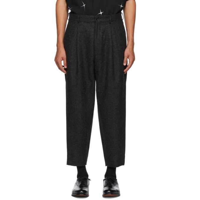 Photo: Comme des Garcons Homme Deux Grey Wool Trousers