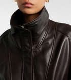 Nour Hammour Quai leather jacket