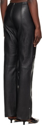 Saks Potts Black Bonnie Leather Pants