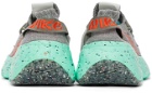 Nike Grey & Green Space Hippie 04 Sneakers