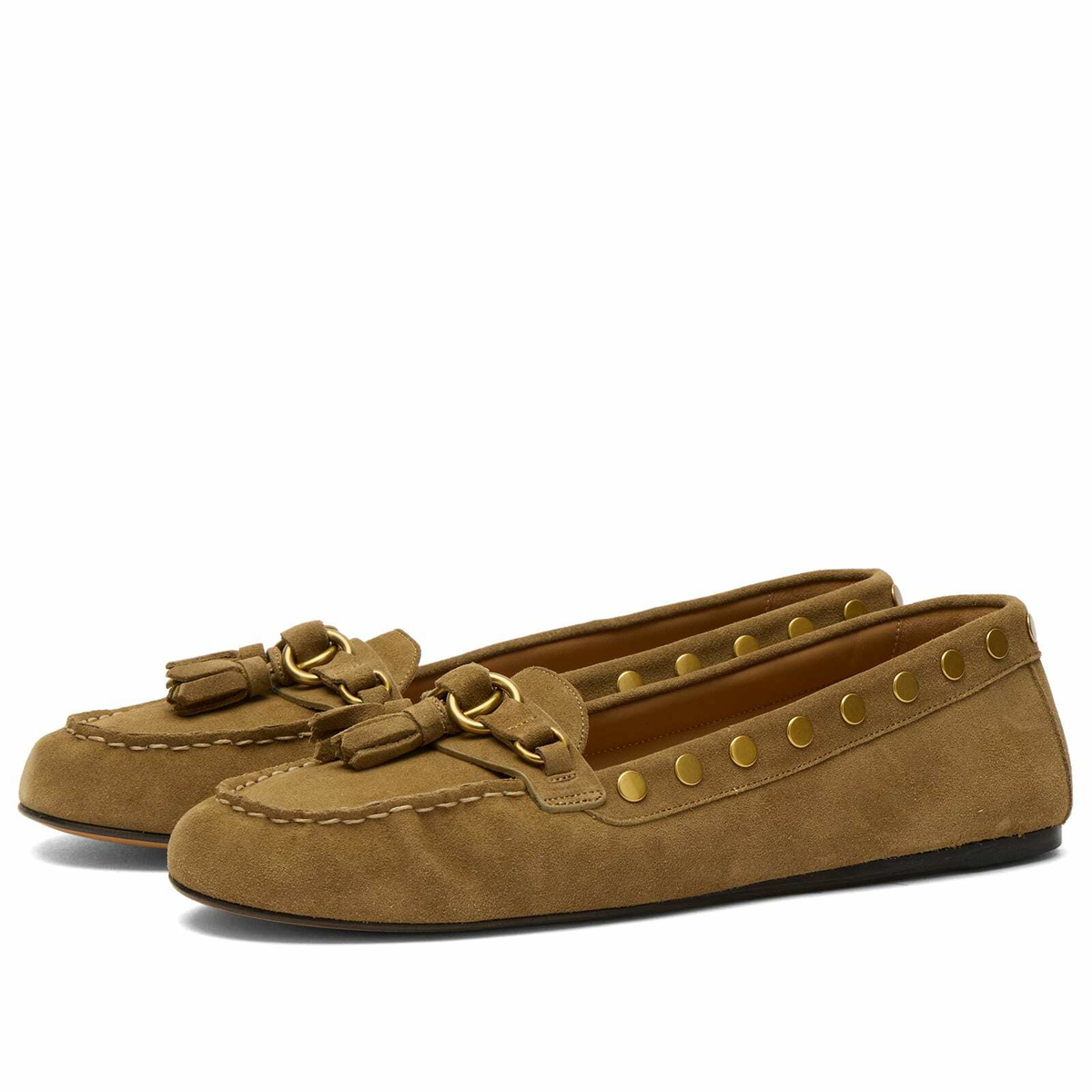 Isabel Marant Women's Faxel Mocassins in Taupe