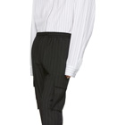 Juun.J Black Striped Cargo Pants