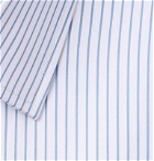 Charvet - Blue Striped Cotton-Poplin Shirt - Blue