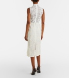 Acne Studios Floral cotton-blend lace corset dress