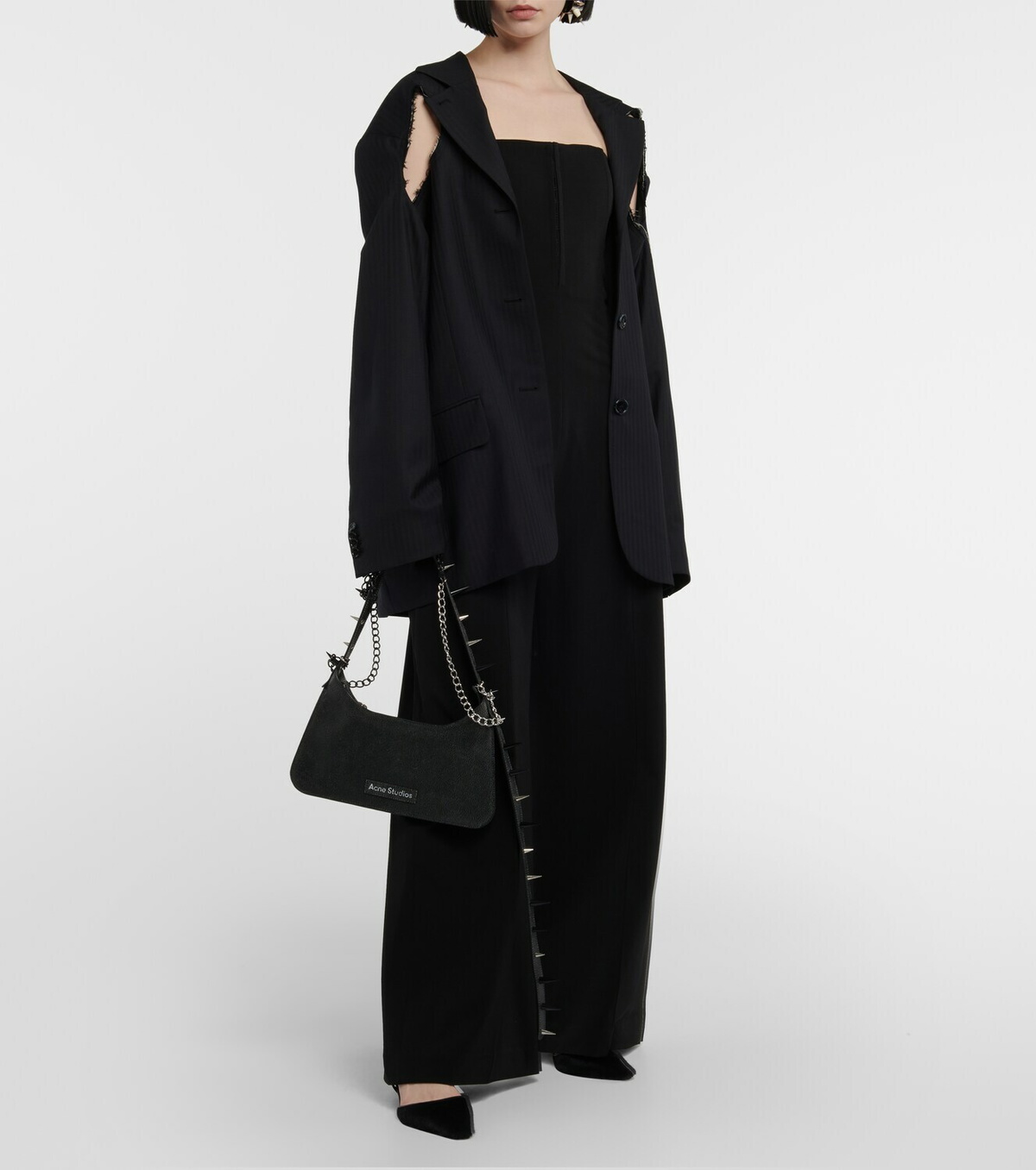 Acne Studios - Platt Spike Mini leather shoulder bag Acne Acne Studios - Platt Spike Mini leather shoulder bag Acne