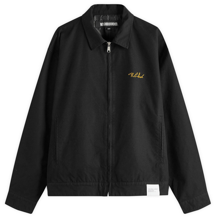 Photo: Neighborhood Men's Zip Work Jacket in Black