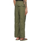 Needles Khaki Herringbone String Fatigue Trousers