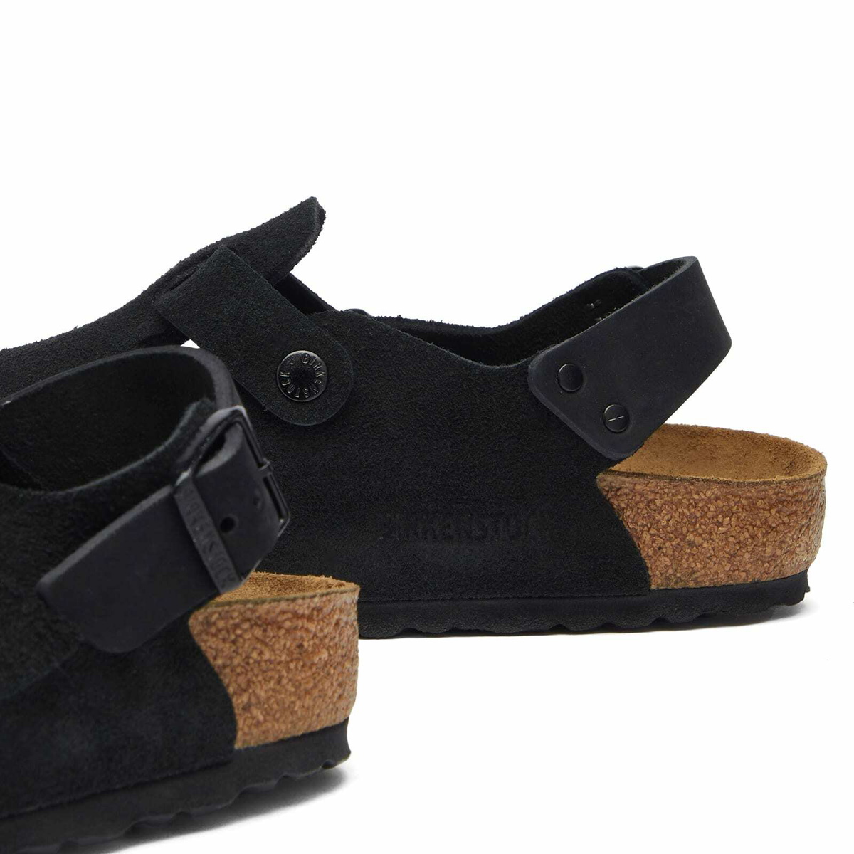 Birkenstock Tokio in Black Suede