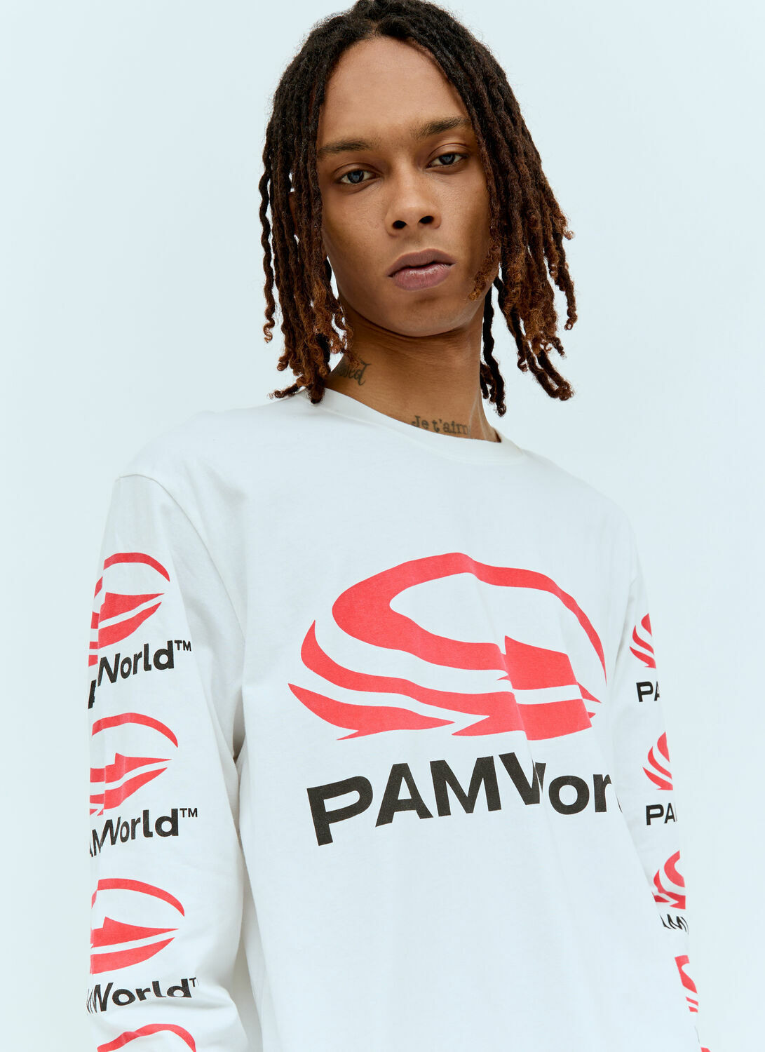 P.A.M. Logo Print T-Shirt