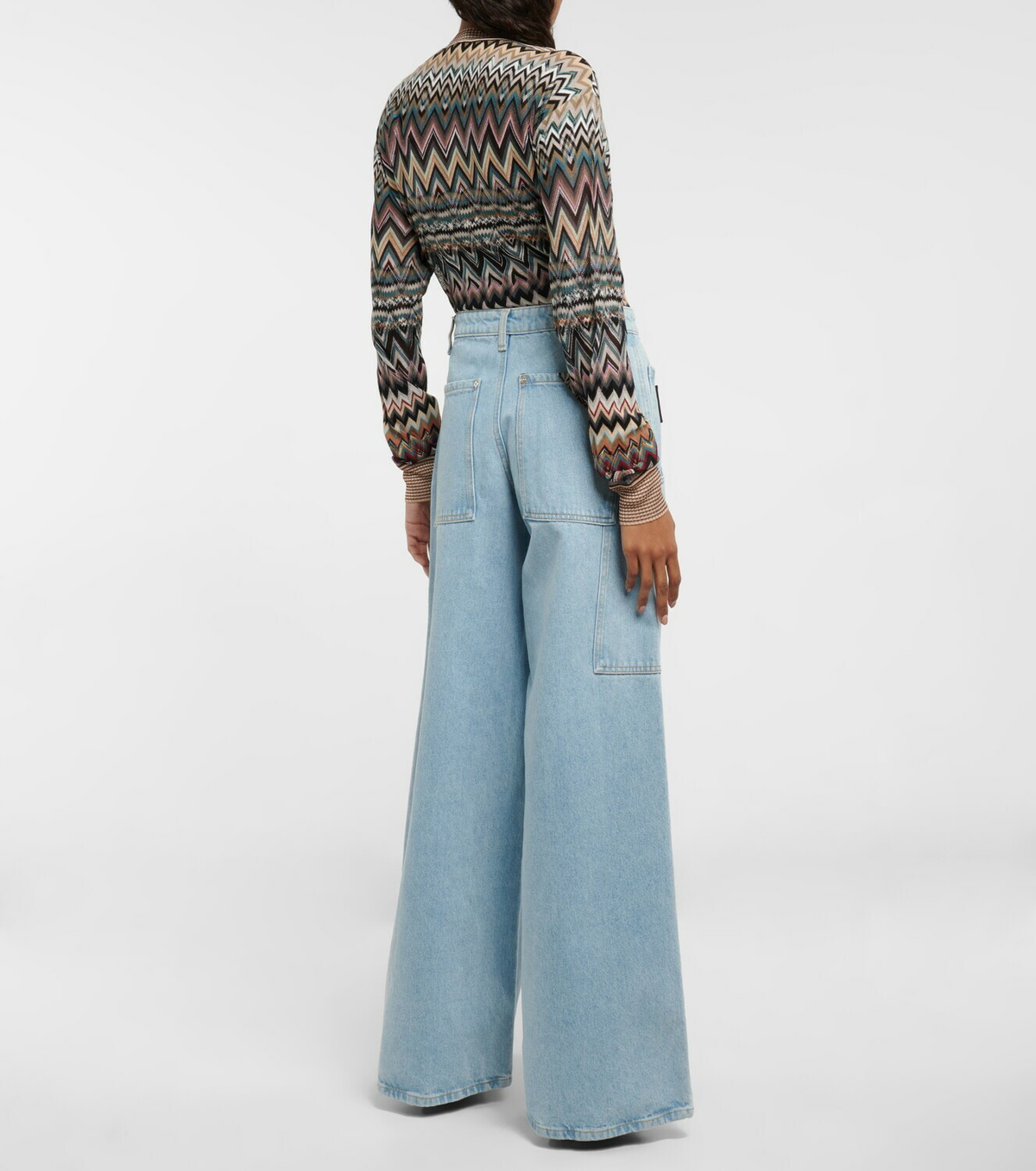 Missoni - High-rise wide-leg jeans Missoni