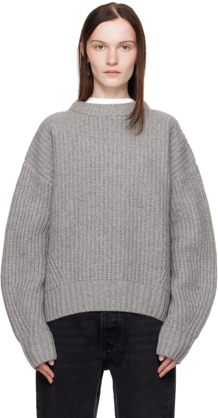 Photo: Aya Muse Gray Crewneck Sweater