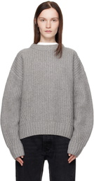 Aya Muse Gray Crewneck Sweater