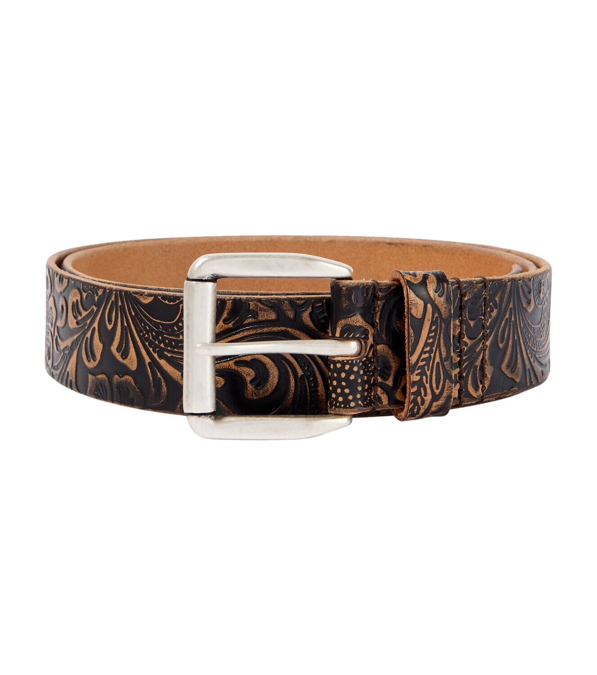 Our Legacy - Flowers leather belt Our Legacy