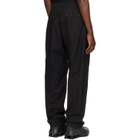Stone Island Black 3100006 Stretch Cotton Tela 'PARACADUTE' Cargo Pants
