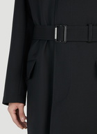 Alexander McQueen - Eyelet Trench Coat in Black