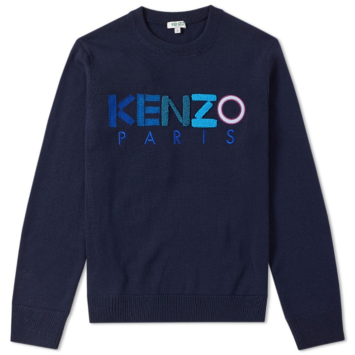 Photo: Kenzo Logo Crew Knit