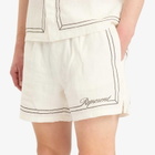 Represent Men's Border Vacation Short in Whisper White