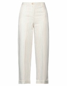 Alessia Santi Womens Pants Ivory