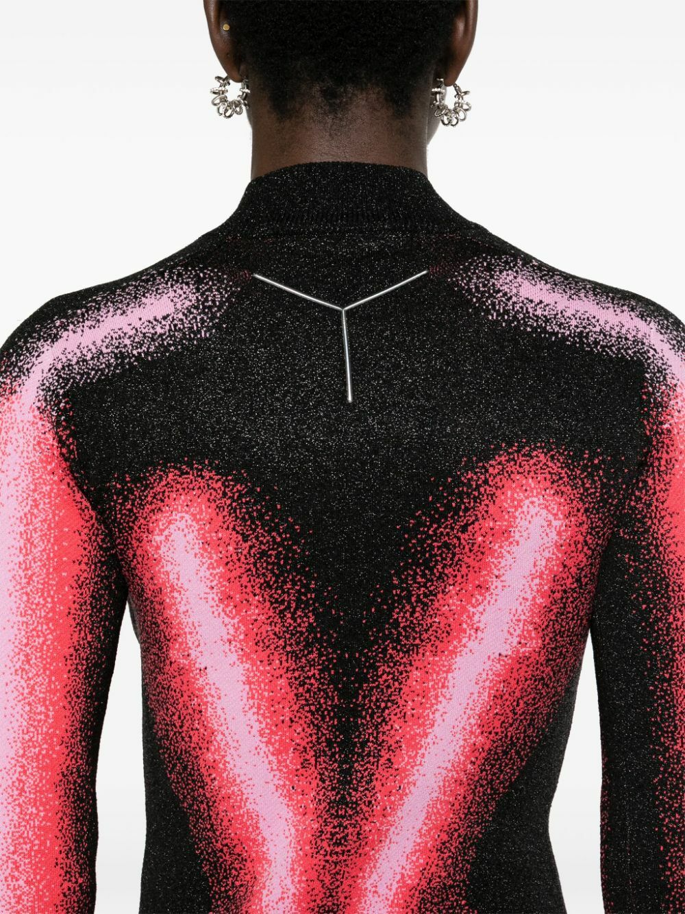 Y/Project Pink Gradient-Jacquard Sweater Y/Project